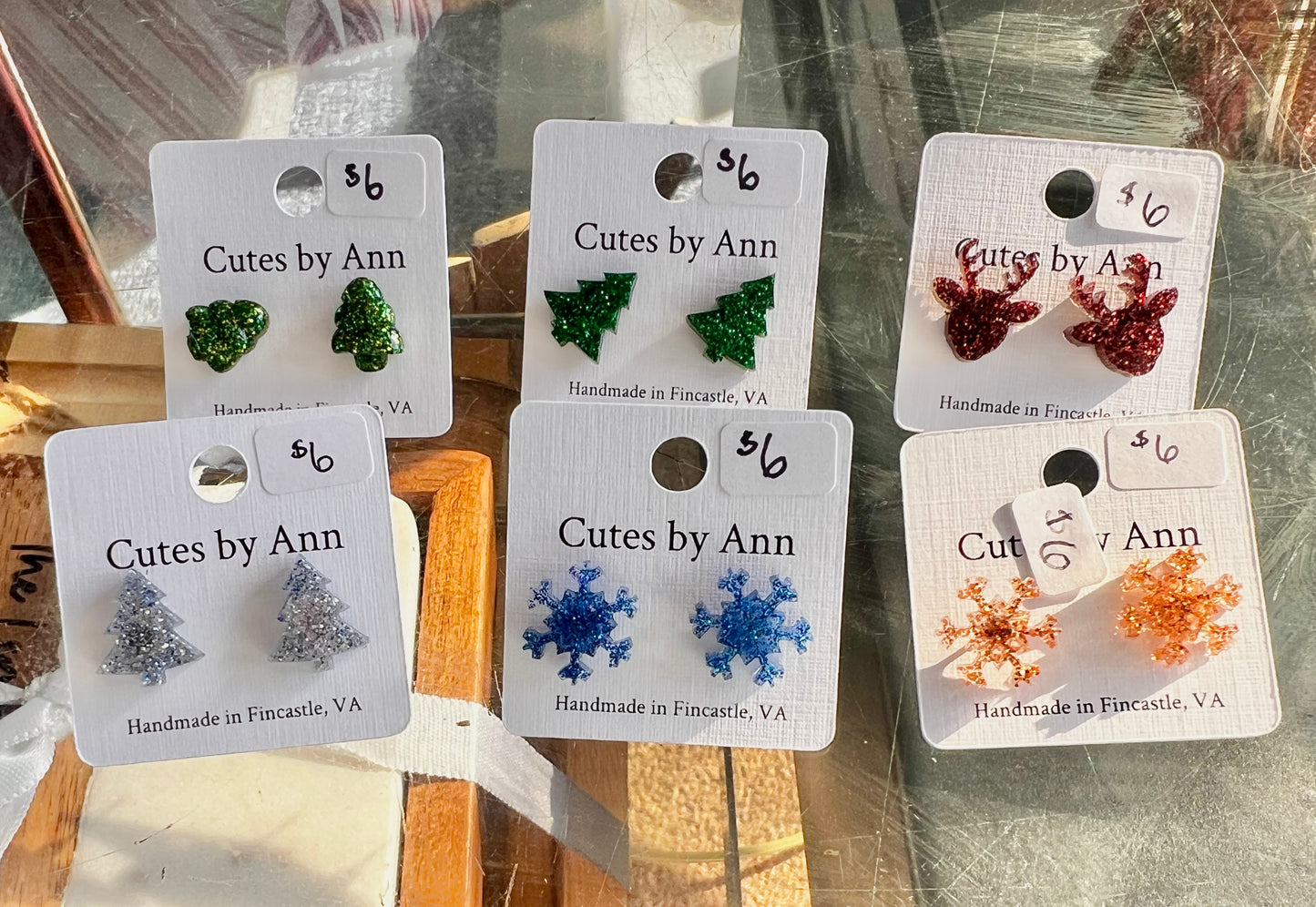 CBA Holiday Stud Earrings