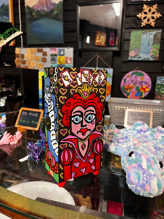 LWA-Queen of Hearts Mini Anxiety Bookcase