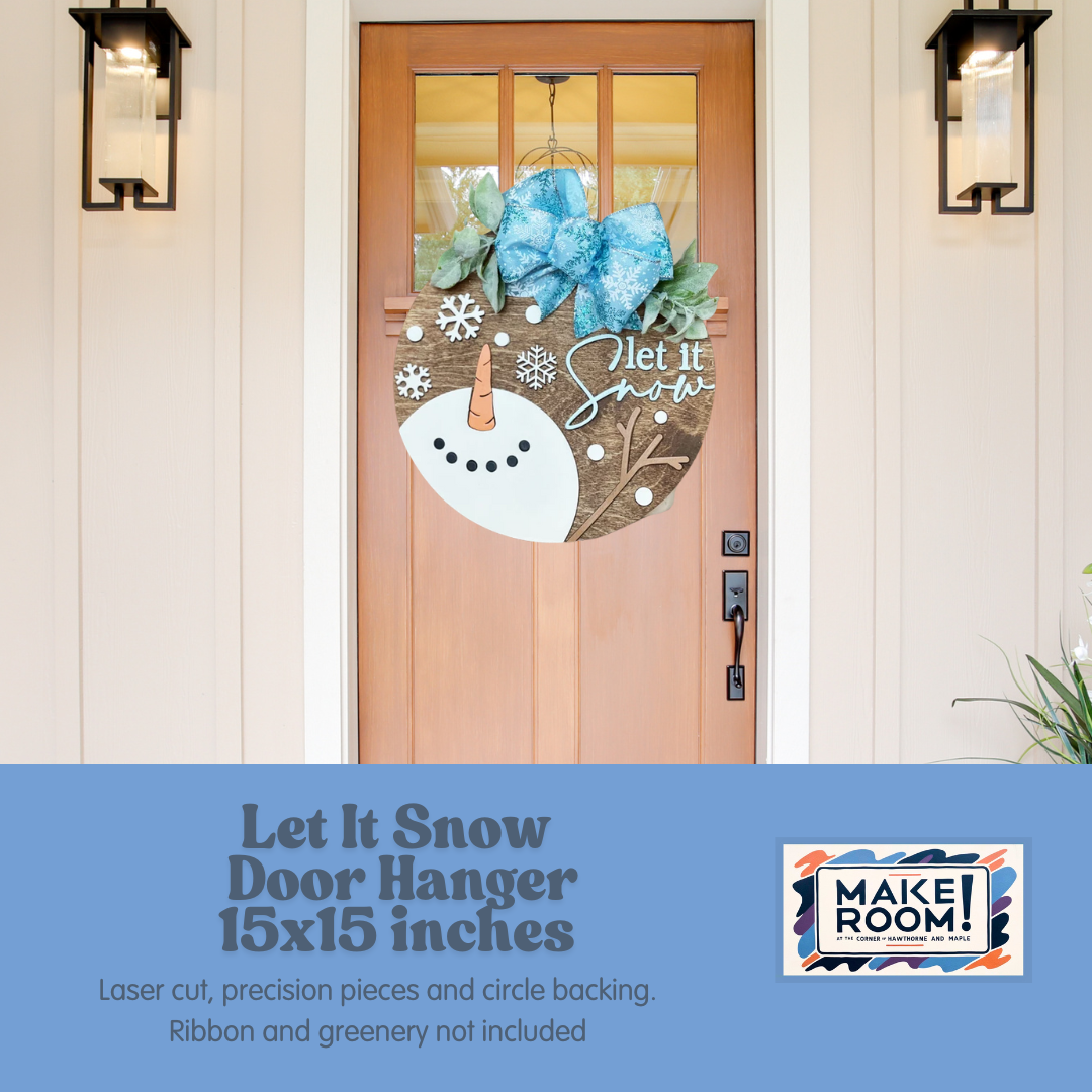 Winter + Christmas Doorhanger Class