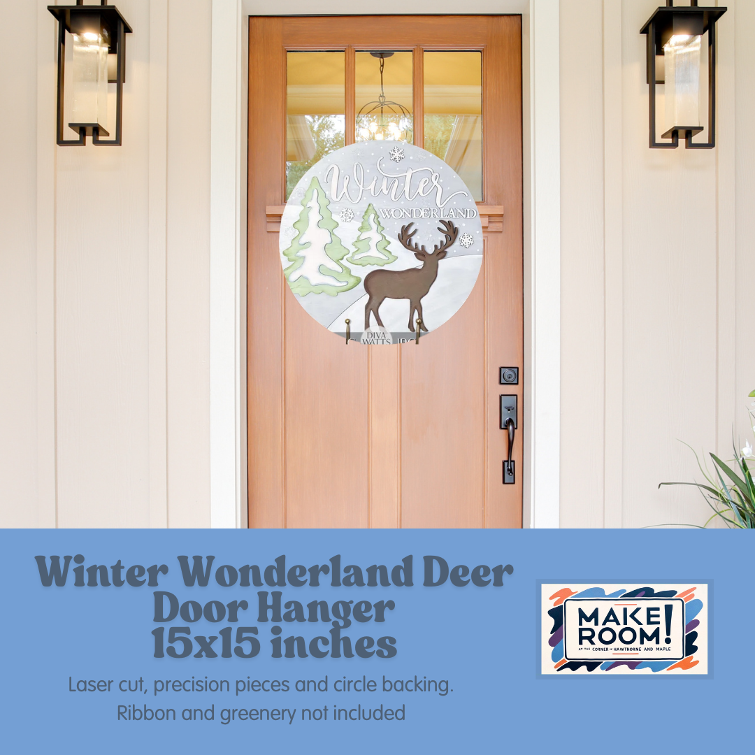 Winter + Christmas Doorhanger Class
