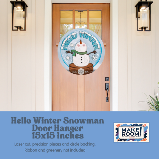 Winter + Christmas Doorhanger Class
