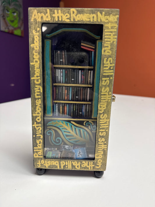 LWA-Edgar Allen Poe Mini Anxiety Bookcase