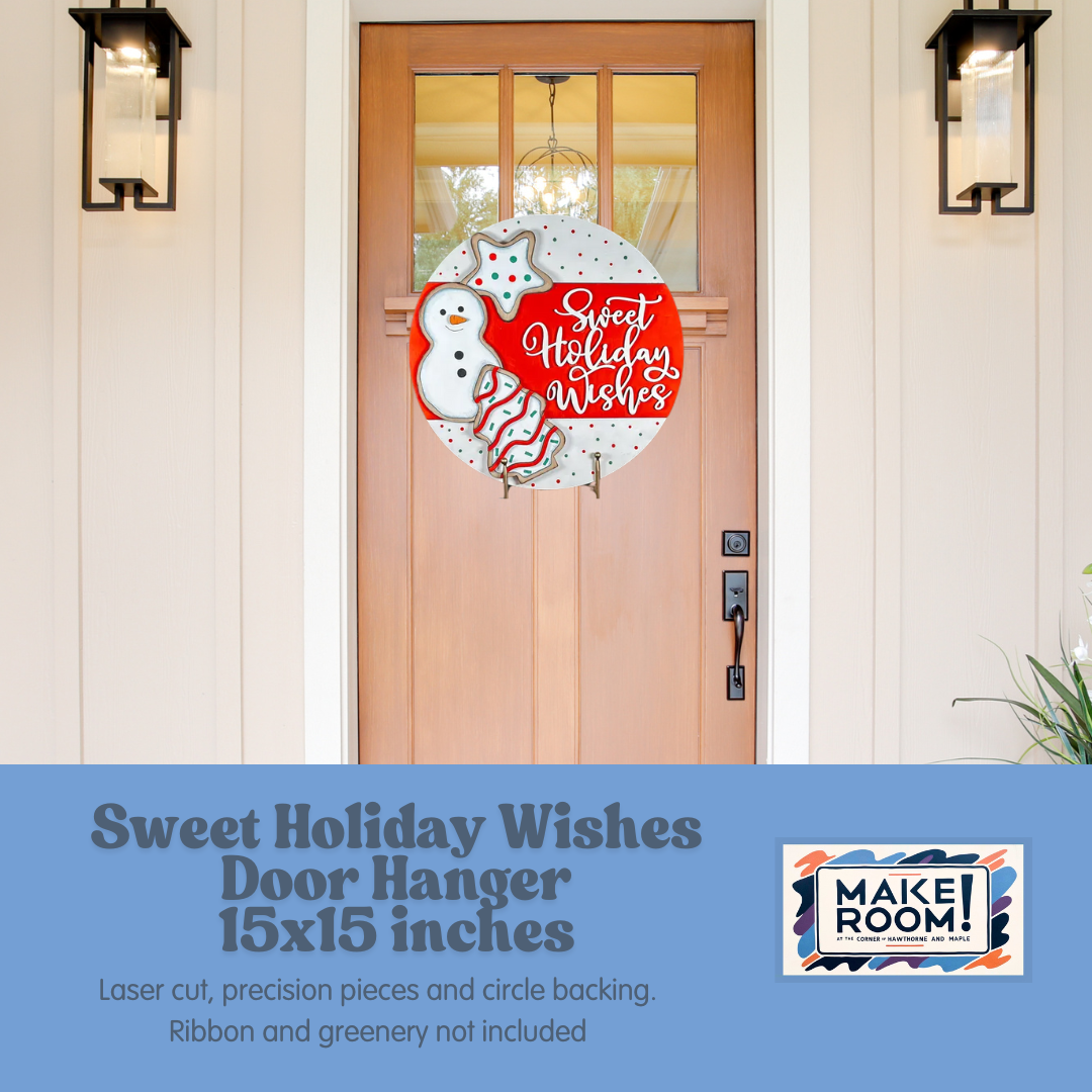 Winter + Christmas Doorhanger Class