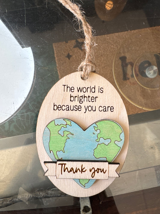 LDC- the world is brighter ornament