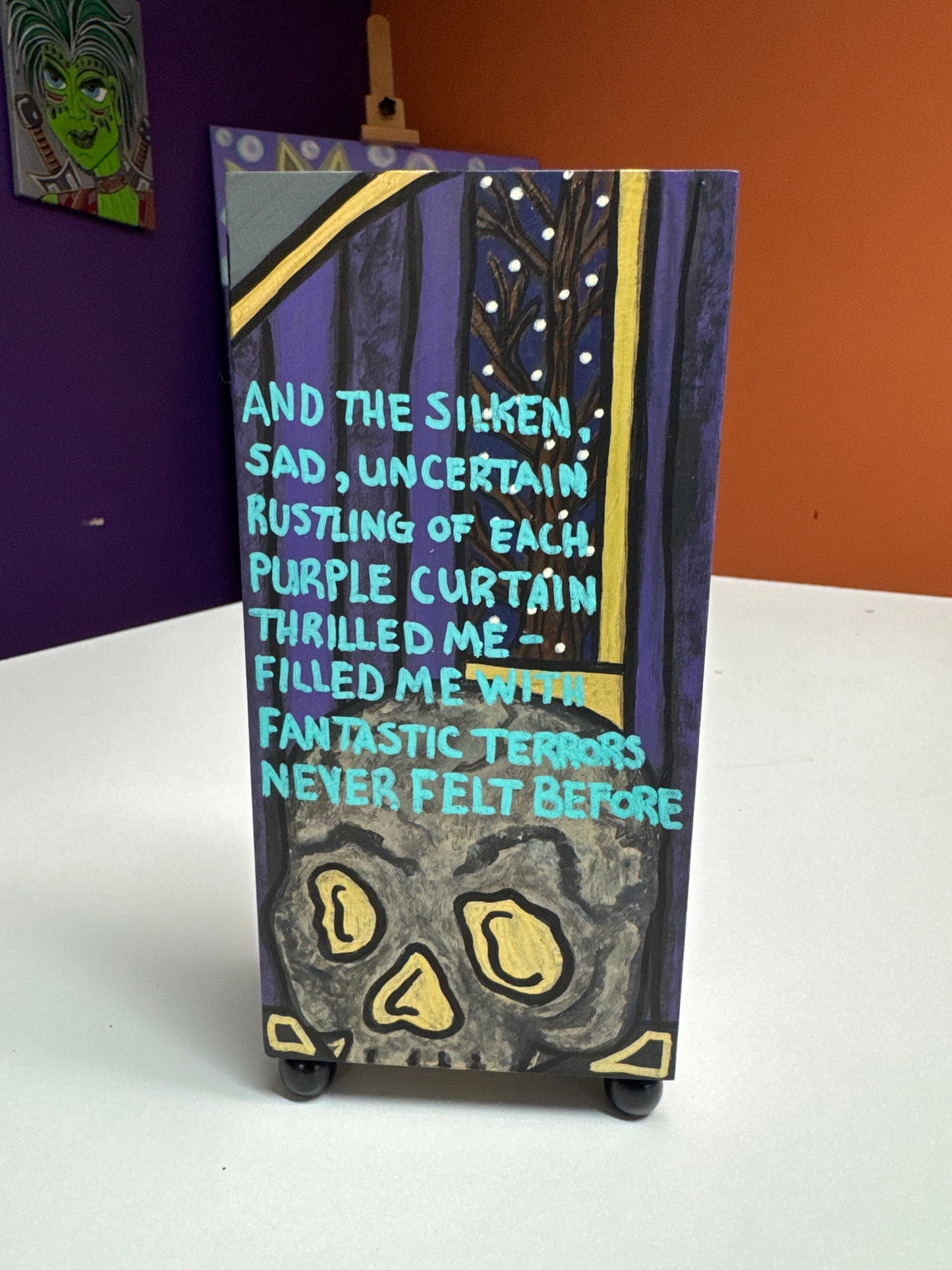 LWA-Edgar Allen Poe Mini Anxiety Bookcase