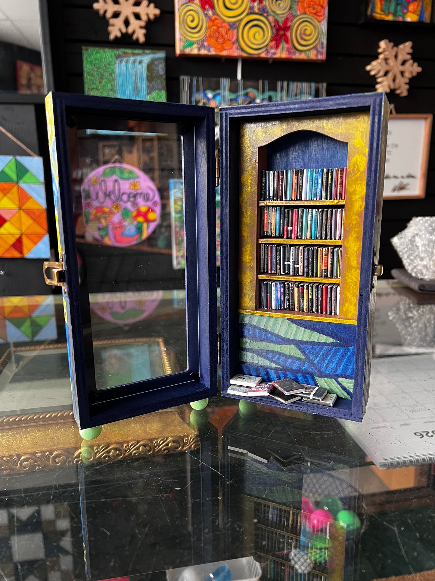 LWA-Starry Night Mini Anxiety Bookcase