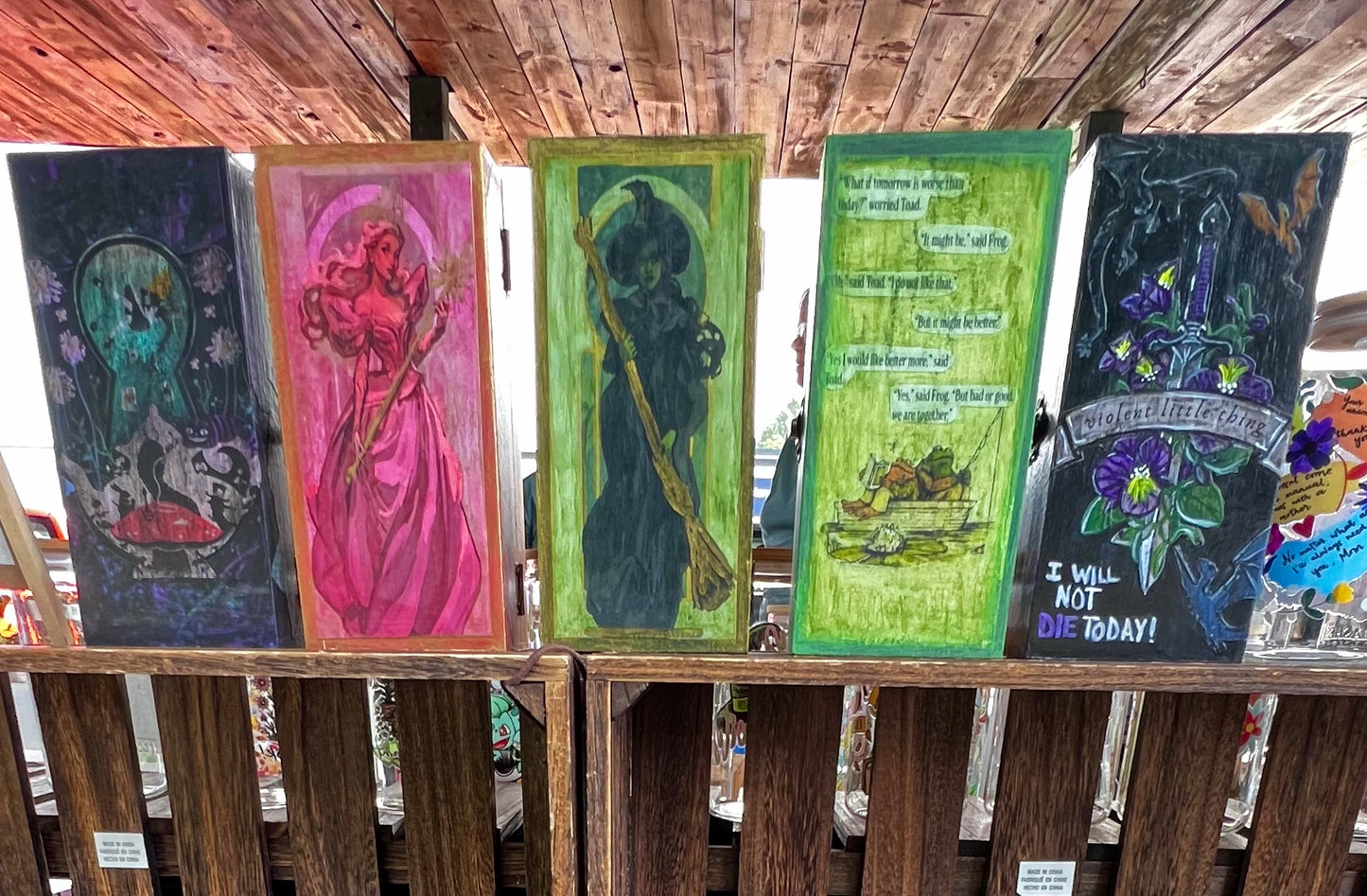 Mini “Anxiety” Bookcase