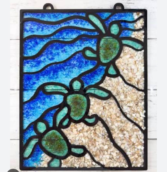 Beginner Resin Class - Crushed Glass Suncatchers