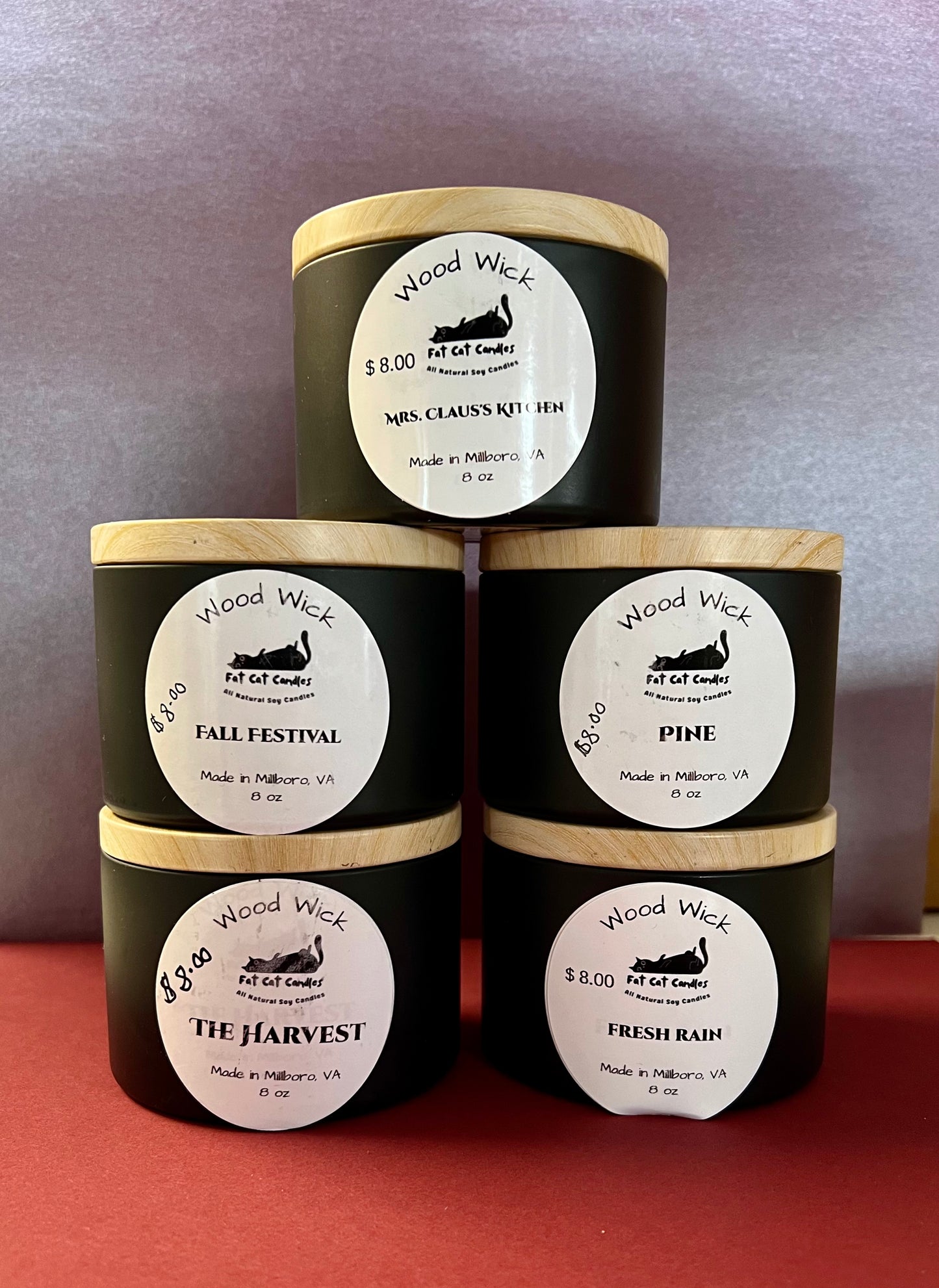 Fat Cat Candles Wood Wick