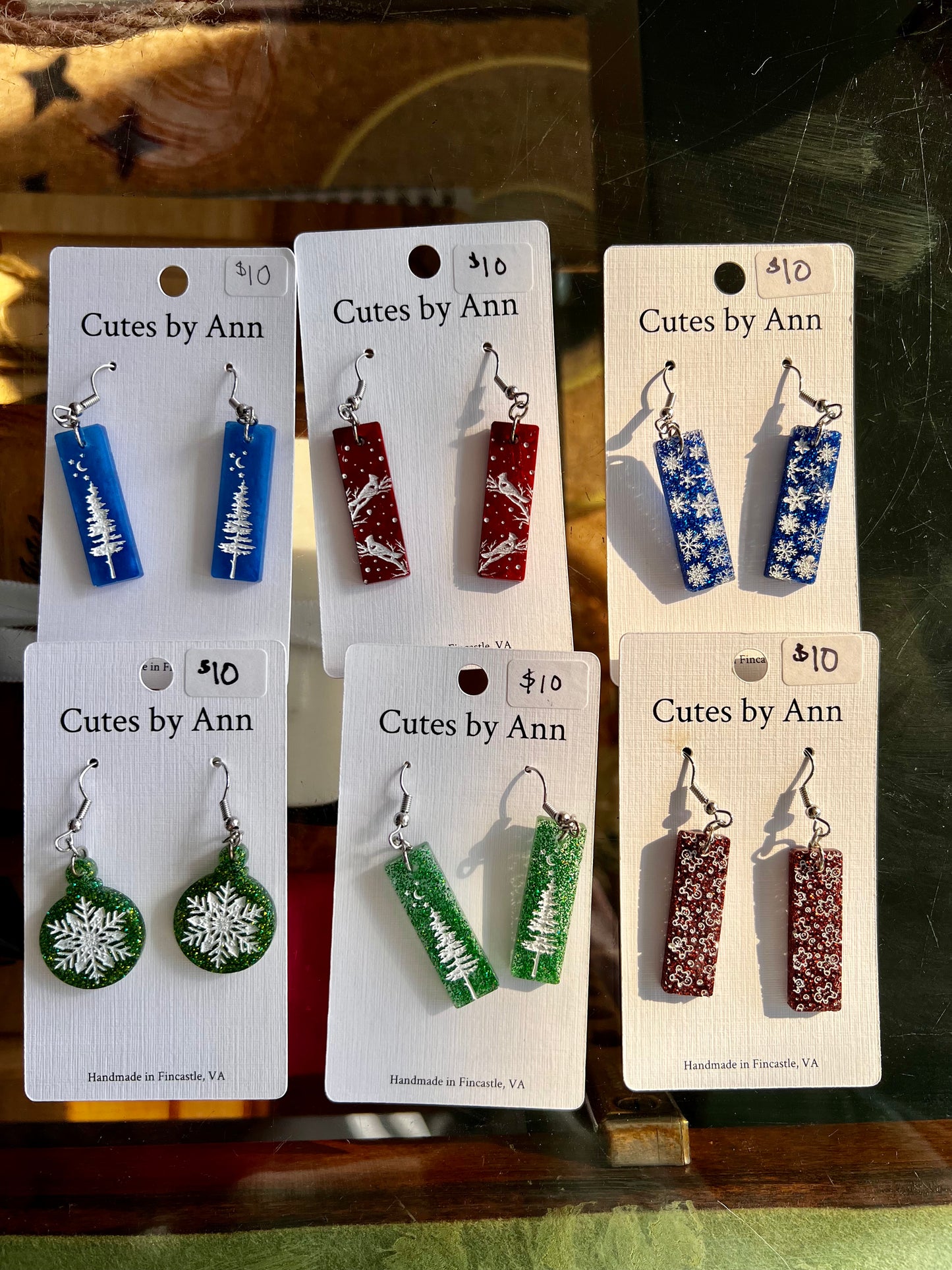 CBA Assorted Holiday Dangle Earrings