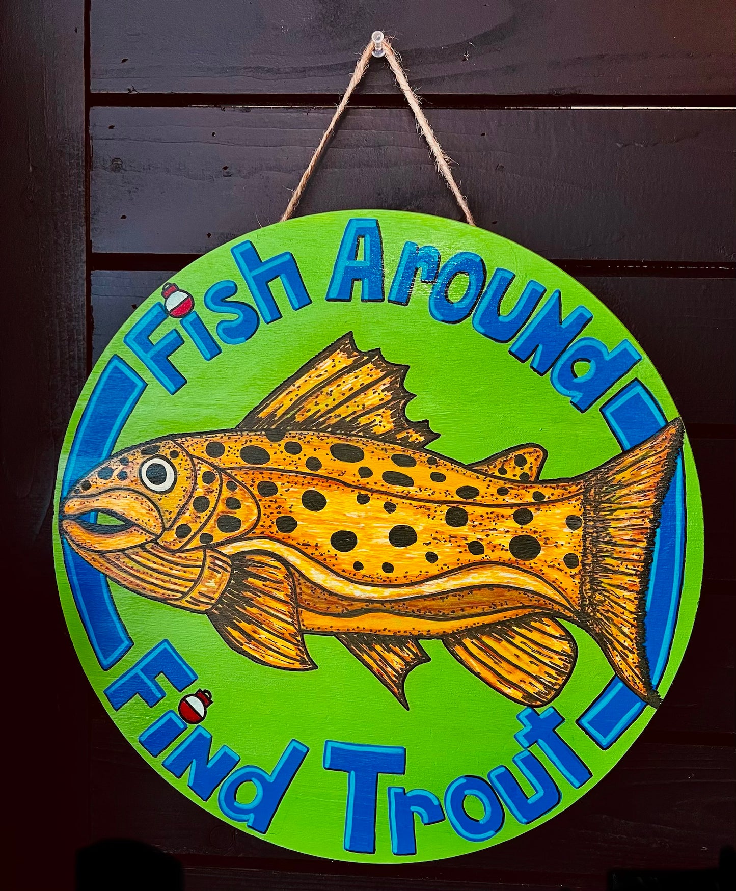 Fish Around Door Hanger