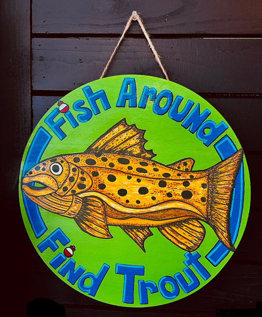 Fish Around Door Hanger