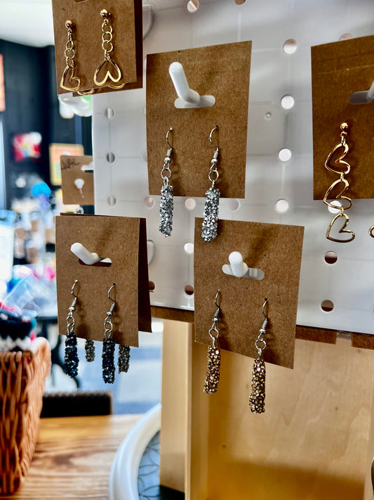 LWA - Sparkling Cylinder Earrings