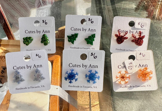 CBA Holiday Stud Earrings