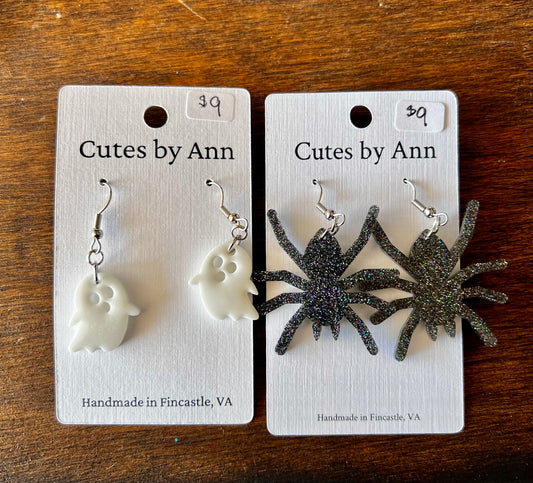 CBA Halloween Resin Dangle Earrings