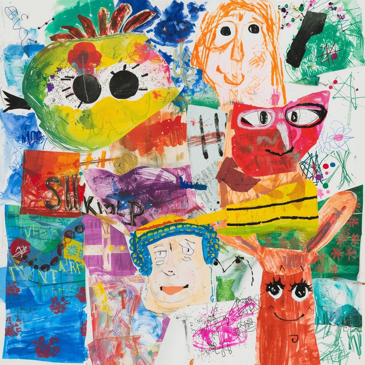 Fridge Art Keepsake Collage