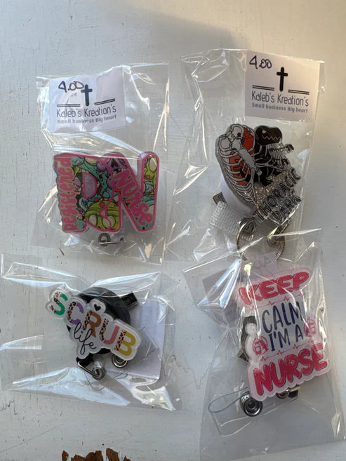 Kaleb's Kreations- ID Badge Holders
